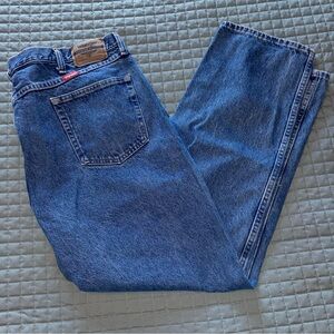 WRANGLER Mens Jeans 44x30 Regular Fit Straight Leg 96501DS - (A0726A)